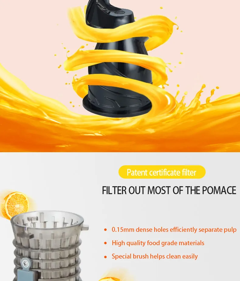 Electric Large Mouth Centrifugal Juicer