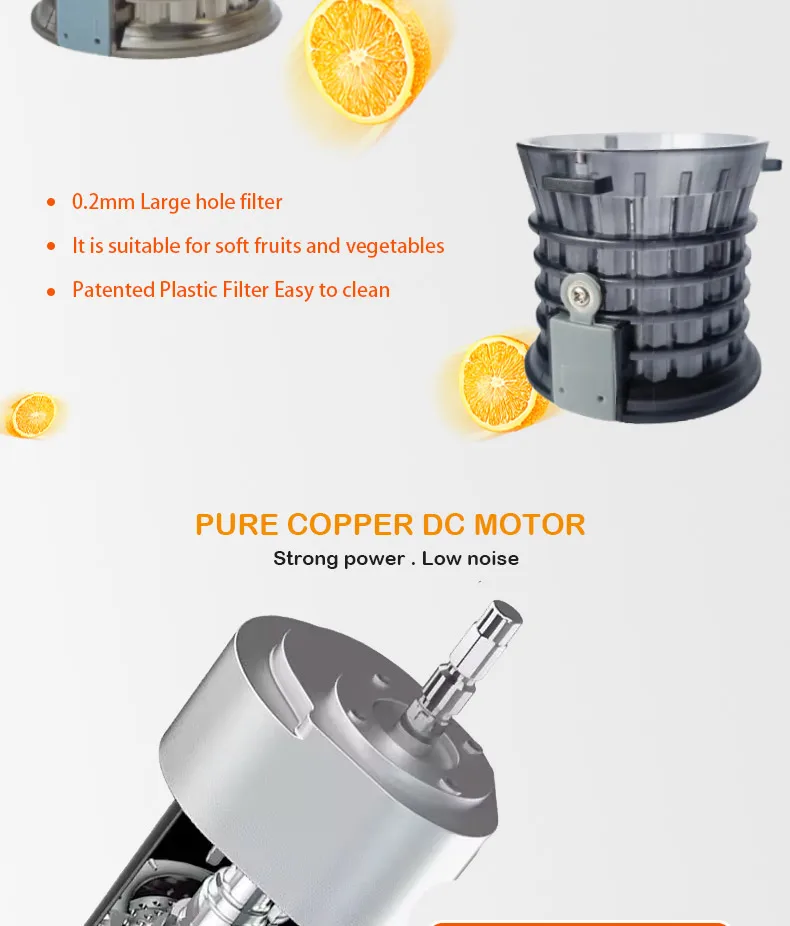 Electric Large Mouth Centrifugal Juicer