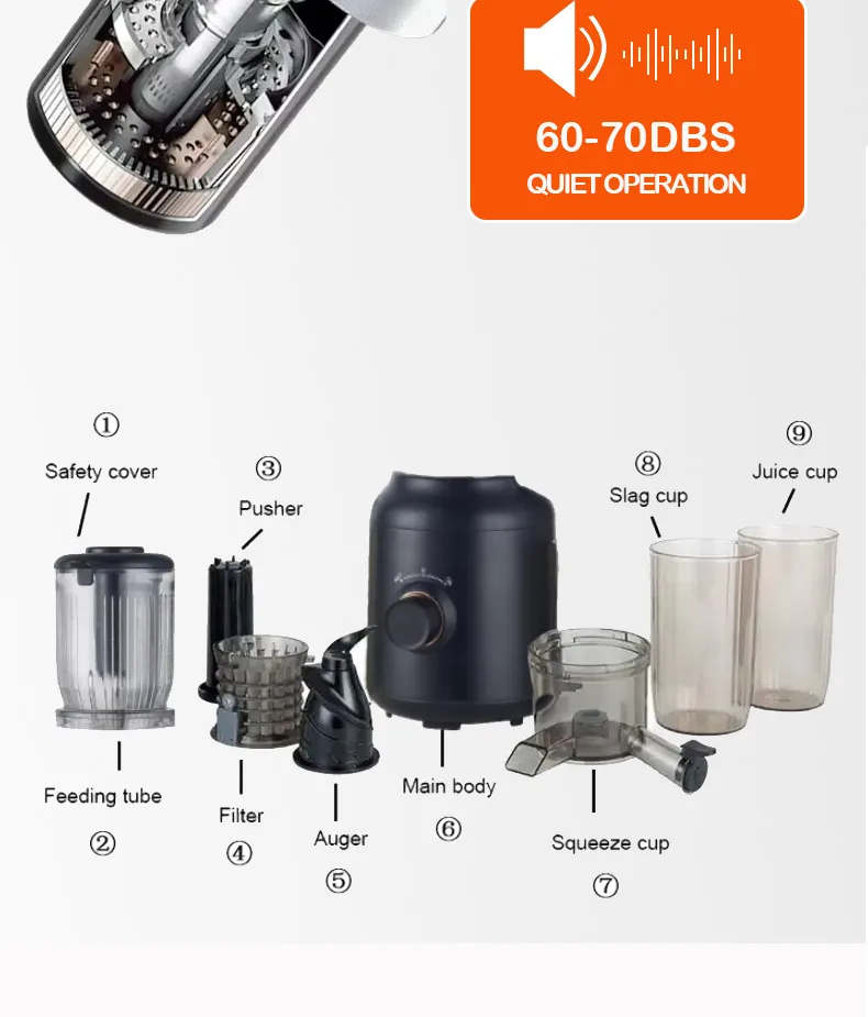 Electric Large Mouth Centrifugal Juicer