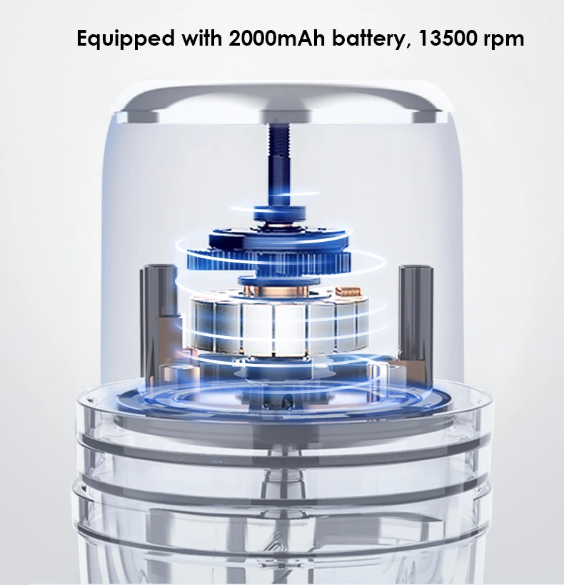 2000mAh Rechargeable Battery Mini Electric Shredder