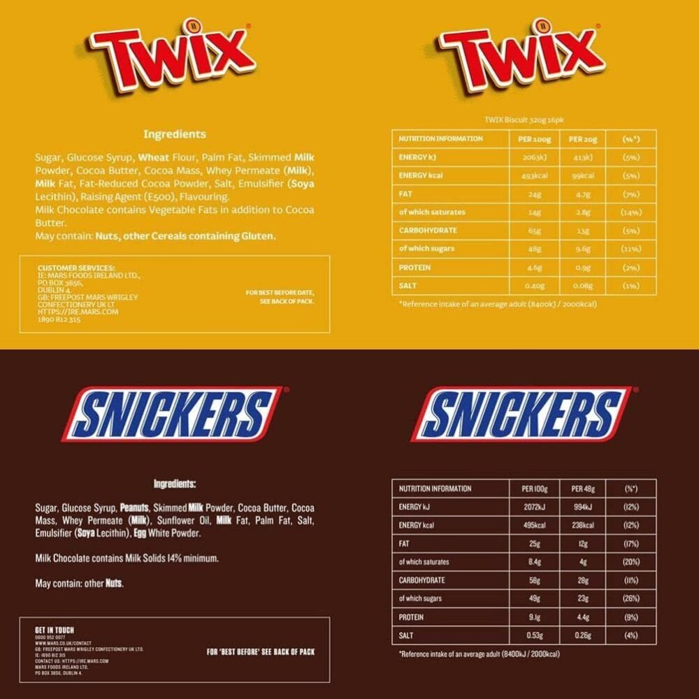 Mixed Bulk Chocolate Box, M&M's Peanuts, Snickers, Twix, Maltesers, Bounty, 1.4kg - Image 5