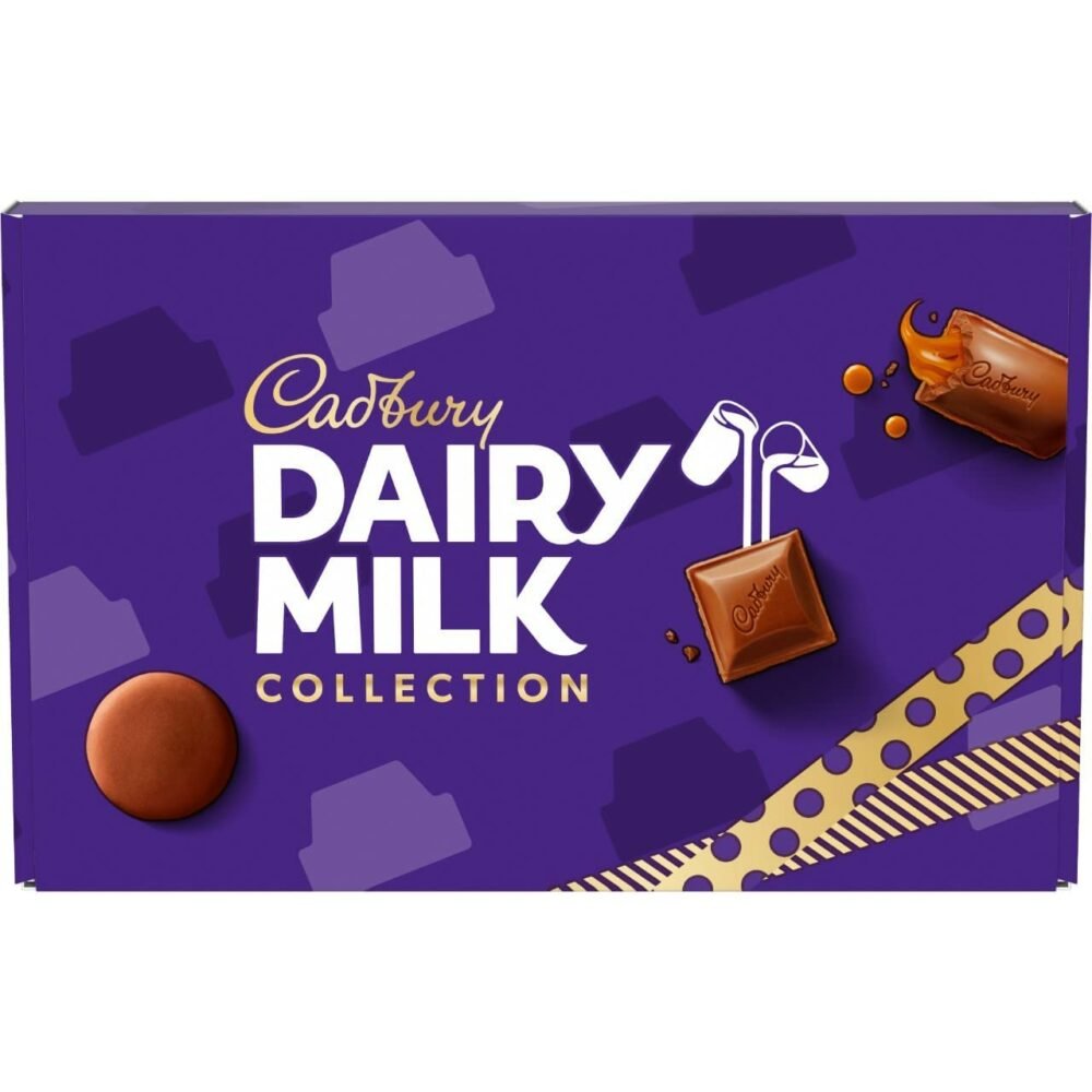 【Flash Sale】Cadbury Dairy Milk Big Night In Chocolate Hamper, Gift Box of 10 Assorted Bars and Bags, 1.04 Kg Bulk Box, Selection - Image 4