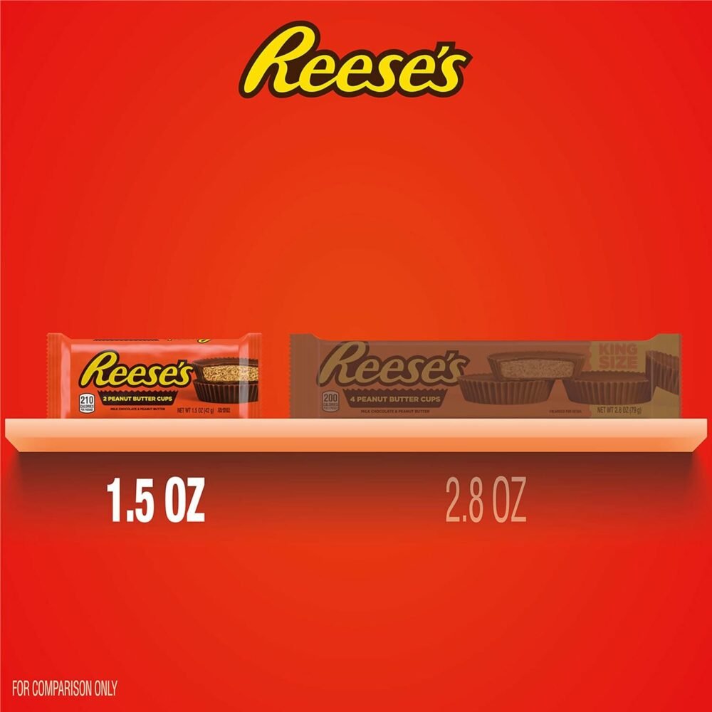 REESE'S Milk Chocolate Peanut Butter Cups, Candy Packs, 1.5 oz (36 Count) - Image 5