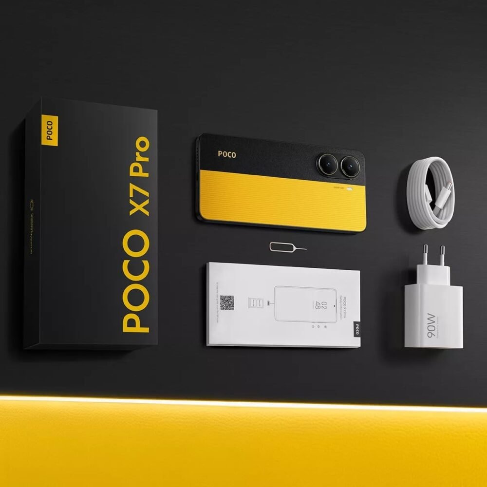Xiaomi Poco X7 PRO 5G + 4G LTE (for Tmobile Mint Tello & Global) (256GB + 8GB) Ai 6.67 50MP Gamers Phone NFC Dual sim Unlocked Model 2412DPC0AG (Black) - Image 7