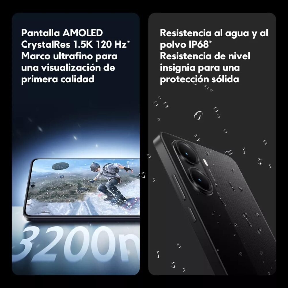 Xiaomi Poco X7 PRO 5G + 4G LTE (for Tmobile Mint Tello & Global) (256GB + 8GB) Ai 6.67 50MP Gamers Phone NFC Dual sim Unlocked Model 2412DPC0AG (Black) - Image 6