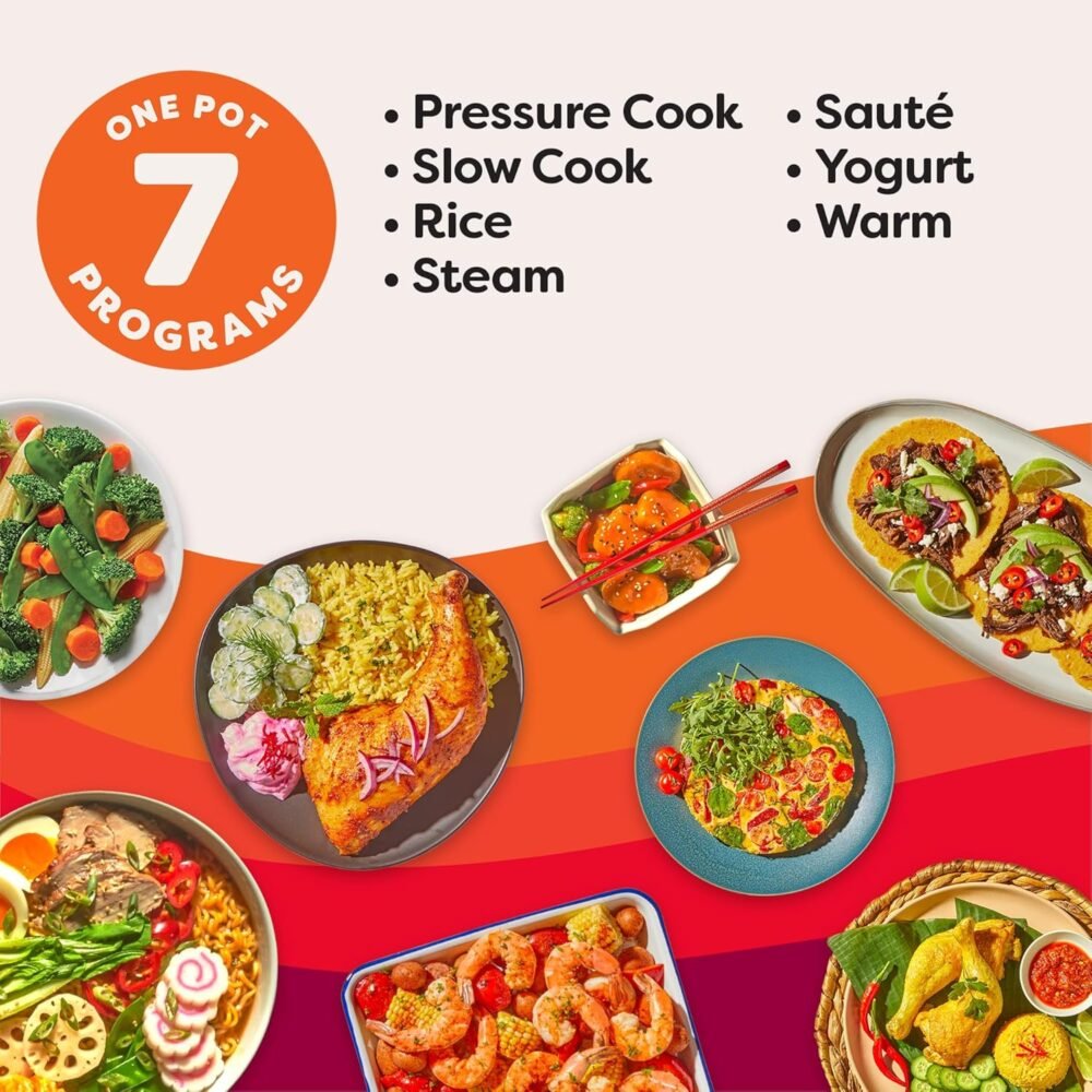 Instant Pot Duo 7-in-1 Mini Electric Pressure Cooker. Slow Rice Cooker. Steamer. Sauté. Yogurt Maker. Warmer & Sterilizer. Includes Free App with over 1900 Recipes. Stainless Steel. 3 Quart - Image 2