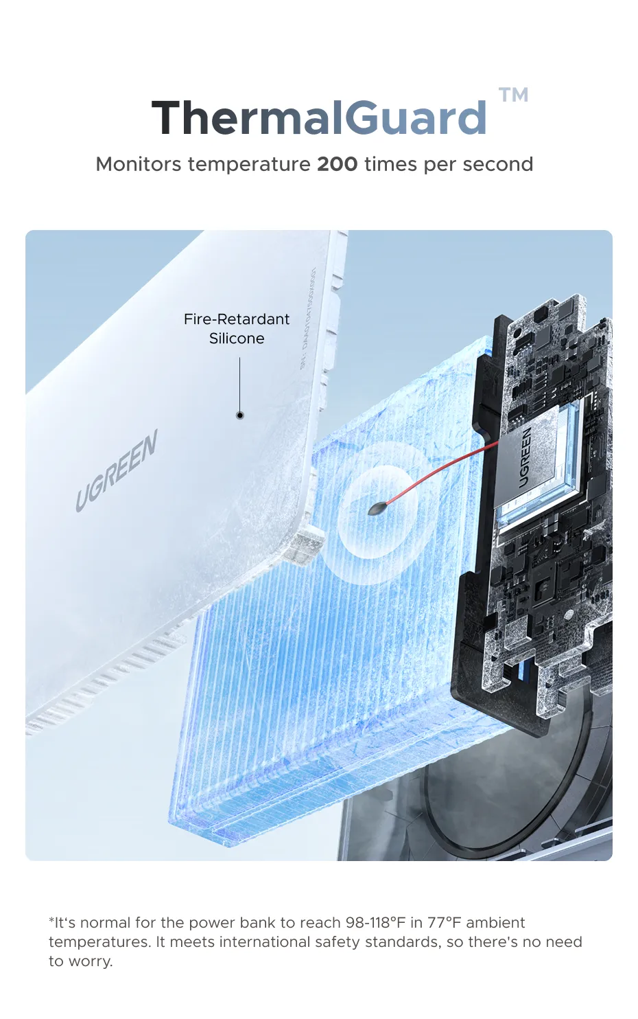 UGREEN 10000mAh Qi2 25W Magsafe Power Bank Wireless Charging Fast charging MagFlow Powerbank Built in Type-C Cable for iPhone 17 Series iPhone 16 Pro Max Qi2.2 Version