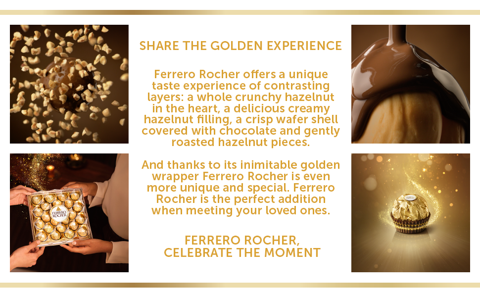 【Exclusive for new users】Ferrero Rocher Pralines Large Chocolate Box Covered in Milk Chocolate and Nuts - Box of 42 (525g)（Family Set 9 Boxes）（Support tasting, no charge if it doesn't taste good）