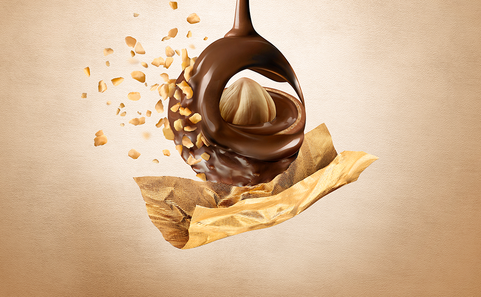 【Exclusive for new users】Ferrero Rocher Pralines Large Chocolate Box Covered in Milk Chocolate and Nuts - Box of 42 (525g)（Family Set 9 Boxes）（Support tasting, no charge if it doesn't taste good）