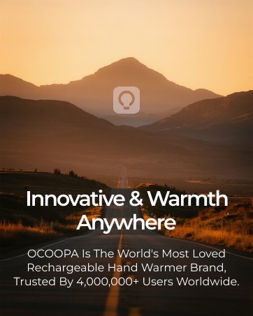 OCOOPA AI Magnetic Hand Warmers Rechargeable 2 Pack. 5000mAh Ultra-Thin Electric Glove Heater Handwarmer.UL Certified. Men Women Gifts for Christmas.Birthday.Winter Essentials.UT4 Young