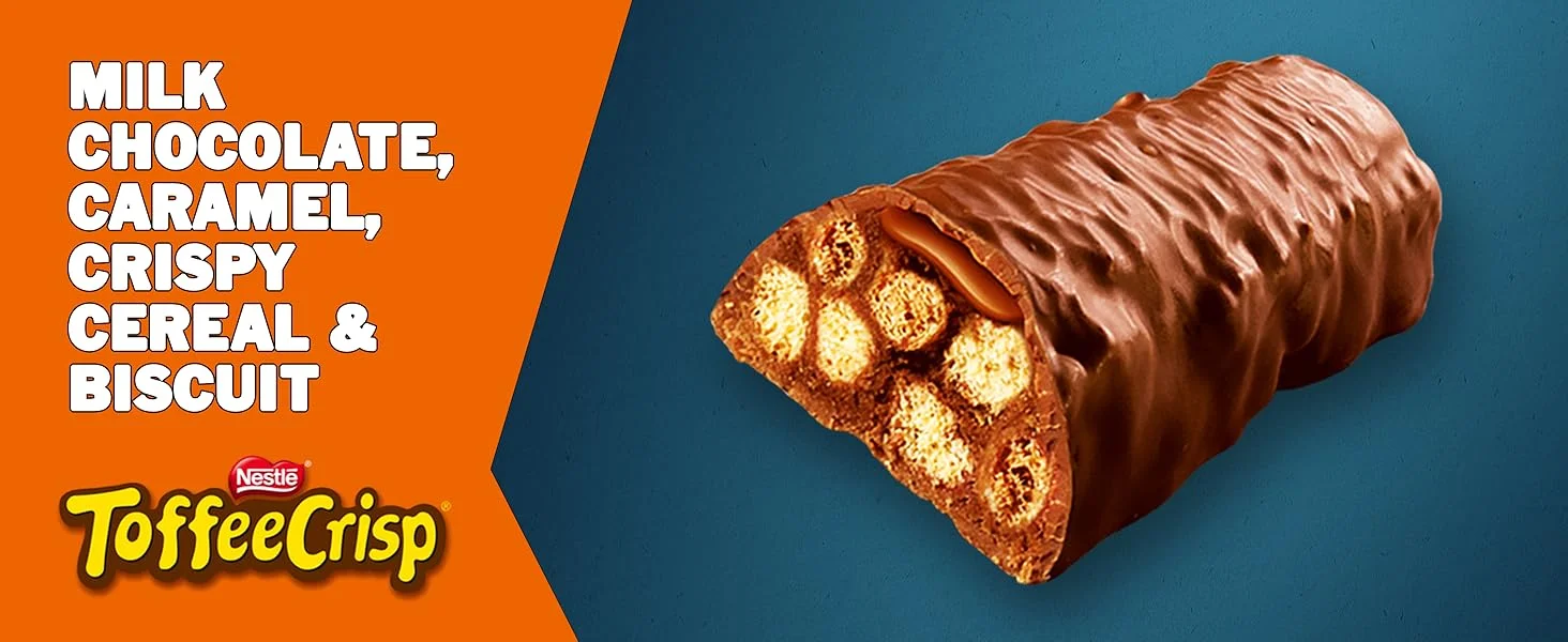 【New User Only】Nestlé Kitkat and Friends Big Biscuit Box | 69 x Chocolate Biscuit Bars – KitKat, Blue Riband, Toffee Crisp | Bulk Chocolate Box 1.357kg X2 boxes